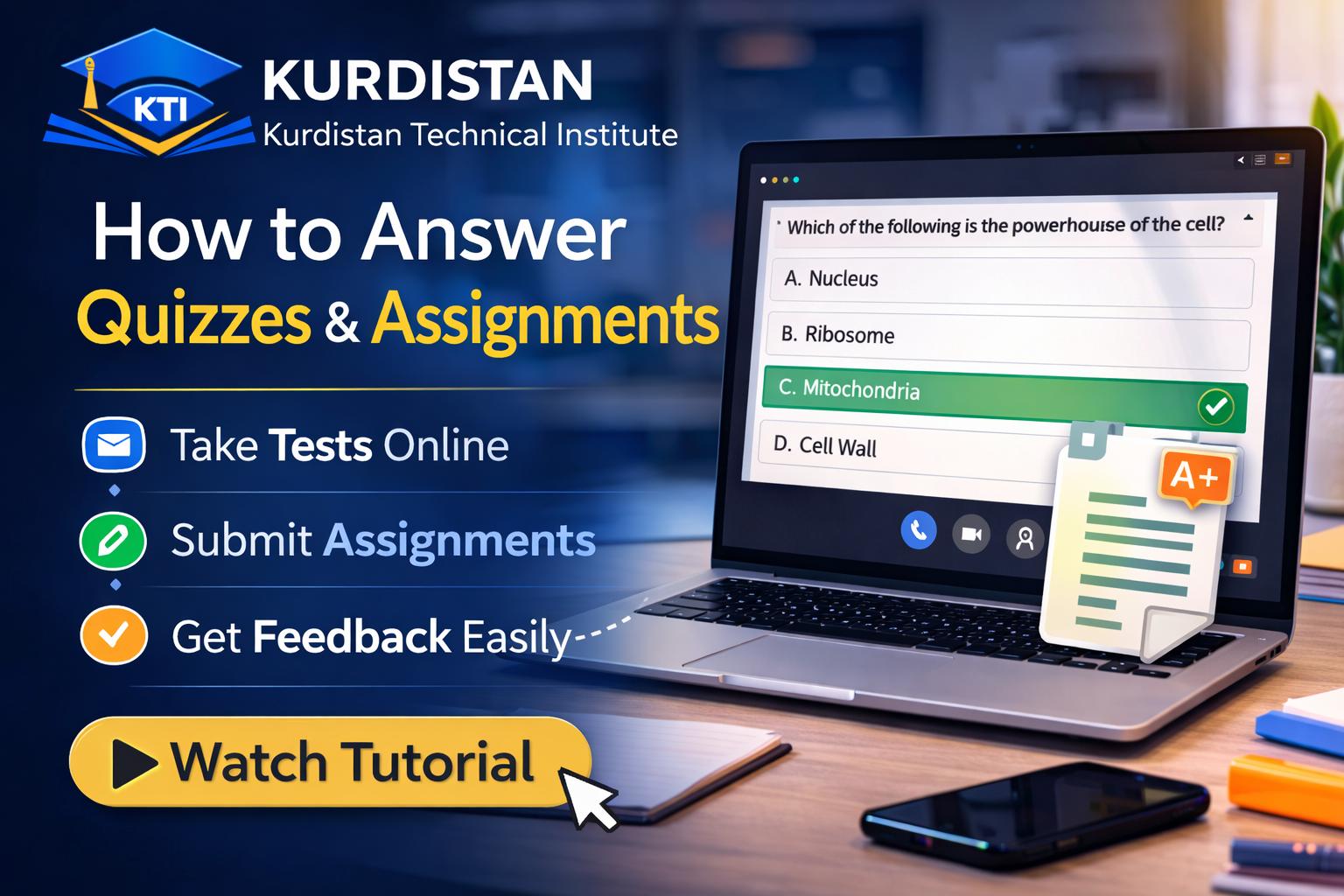 How to  answer Quiz and Assignments.